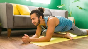 حرکت کششی Pigeon Pose